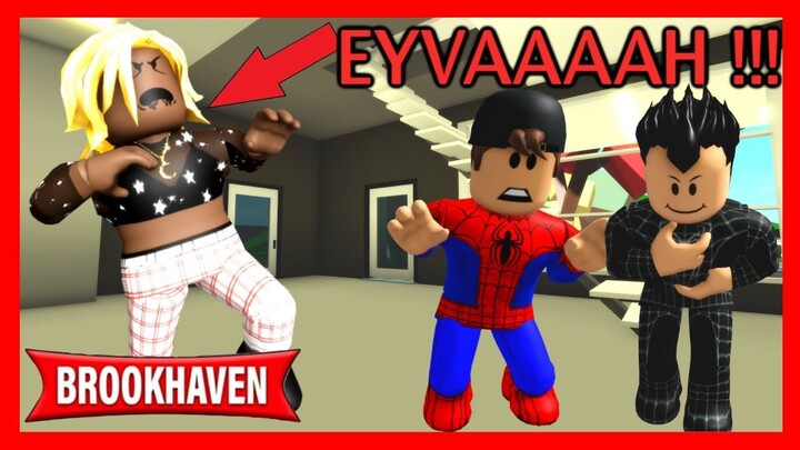 ROBLOX Brookhaven 🏡RP - FUNNY MOMENTS- Spiderman Swim Meme 😂 COMPILATION