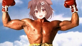 Korone really loves "BOXING"
