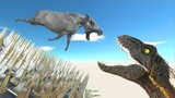 Who Can Jump Over Spiked Circle - Animal Revolt Battle Simulator
