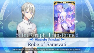 Unlock Wardrobe Prince of Lan Ling's Spiritron Dress Robe of Sarasvati - FGO