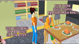 RUMAH SUSANTI TEMENNYA UPIN DAN IPIN MIRIP ASLINYA!! DIKASIH MAKAN DONG! SAKURA SCHOOL SIMULATOR