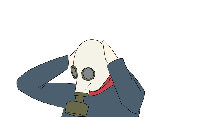 Teacher Ilya teaches you how to wear a gas mask