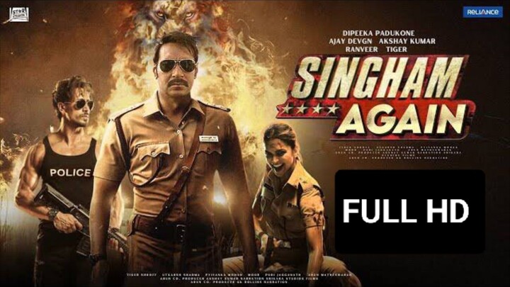 SINGHAM AGAIN FULL HD MOVIE 🍿 (2024) , हिन्दी में, LATEST ACTION BLOCKBUSTER 🔥🔥🎃😈👿.