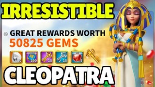 I CAN'T SAY NO TO CLEOPATRA ! PLUS OPENING GOLDEN CHESTS - Rise of Kingdoms