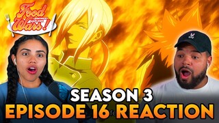 SOMA VS ELITE 10 AKIRA | Food Wars Season 3 Episode 16 Reaction