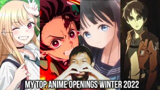 MY TOP ANIME OPENINGS WINTER 2022 + REVIEW