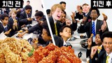 We made Korean Fried Chicken for a WHOLE British High School!