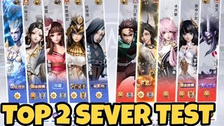 ⭐Onmyoji Arena⭐ Cách mà TOP 2 SEVER Test Thập Lục Cốc giữ vị trí tốt và xả dame cực chuẩn