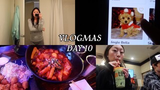 VLOGMAS DAY 10 *apartment tour, korean food, getting a puppy?