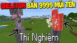 Khi Skeleton Bắn 9999 Mũi Tên Vào Golem - NHỮNG THÍ NGHIỆM SIÊU HAY BẠN NÊN THỬ TRONG MINECRAFT!!!