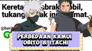 perbedaan kamui milik Obito & Kakashi