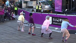 "The Dancing Grannies" strut their stuff in Stafford