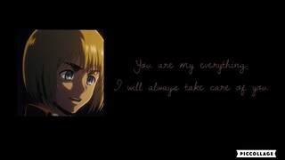 Obsessively Caring | ASMR | Yandere Armin Arlert x Listener Part II