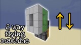 Minecraft - 2 way Flying Elevator/Machine Tutorials