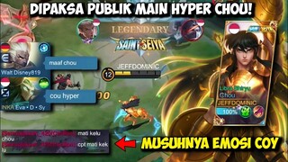 Dipaksa Publik Main Hyper Chou?! Kita Kasih Paham!! Musuhnya Sampe Ngamuk Coy 😂 Mobile Legends