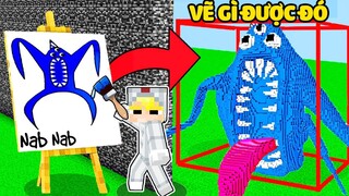 TÔ GÀ THỬ THÁCH 24H XÂY QUÁI VẬT GARTEN OF BANBAN BẰNG HACK VẼ TRONG MINECRAFT*TÔ GÀ VẼ GÌ ĐƯỢC ĐÓ