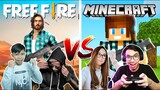 NGAJARIN KAKA KAKA MINECRAFT MAIN FREE FIRE! LANGSUNG NGAJAK DUO VS DUO WKWK!