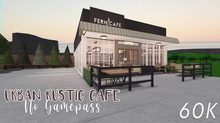 Urban Rustic Cafe (No Gamepass) | Bloxburg Builds