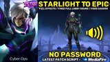 Gusion Starlight To Epic Skin Script No Password - Full Sound & Full Effects with HeadIcon | MLBB