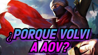 ¿PORQUÉ VOLVÍ A ARENA OF VALOR Y QUE VÍDEOS SUBIRE? | Arena of Valor - TiMi Studios | ROV