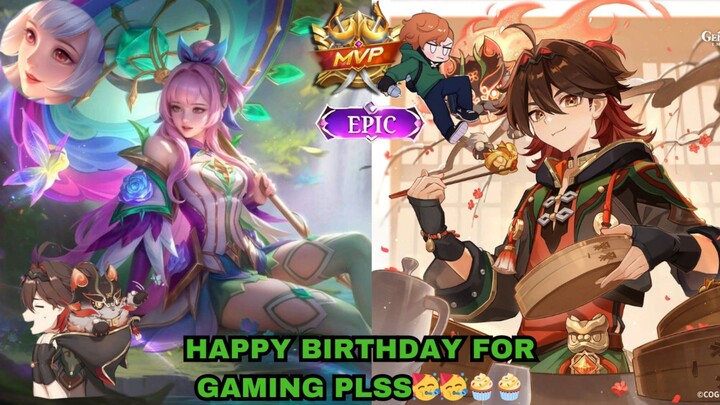 Happy Birthday Gaming 🎊🥳 I wish for your good LIYUE like man chai