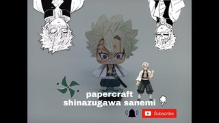 buildpapercraft demon slayer shinazugawa sanemi stop motion