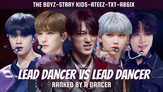 ranking the lead dancers of THE BOYZ, STRAY KIDS, ATEEZ, TXT, & AB6IX