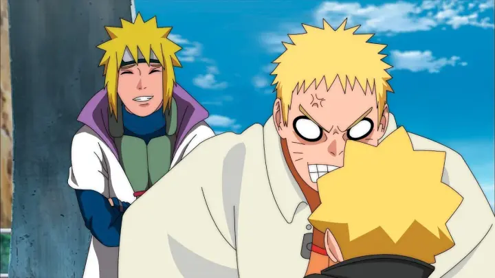 Naruto gets mad at Boruto for not recognizing Minato | Minato gets revived - FAN ANIMATION