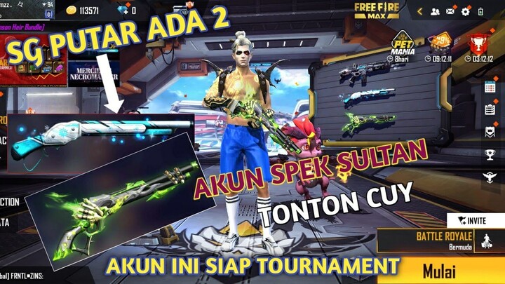 JUAL AKUN FREE FIRE LOGIN VIA GOOGLE SEKEREN INI AKUNYA WOWW😮
