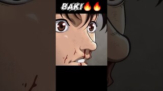 Baki broke Chiharu's fingers with his eyes👀😯 |Baki Hanma| #anime #animemoments #baki