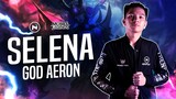 SELENA GOD AERON (Aeron Mobile Legends Full Gameplay)