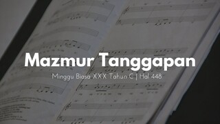 Mazmur Tanggapan Minggu Biasa XXX Tahun C - cover by JenniferOdelia