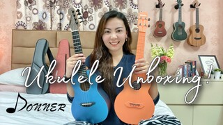 UKULELE UNBOXING! THANK YOU DONNER! (DCF-100 and DUC-230X)