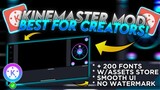 Best Kinemaster Mod 2021 (4.14.4) ✓ | Smooth/Dark UI + 200 Fonts (No Watermark) No Password 🔥