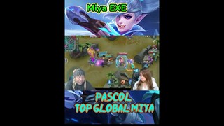 Pascol Top Global Miya "EXE" -Mobile legends #shorts