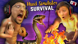 HAND SIMULATOR!  Do You Like My Coconuts?  Hahaha (FGTeeV Hilarious Survival Co-Op Game)