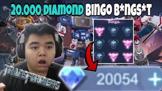 DIPRANK BINGO 20.000 DIAMOND !! R7 GACHA TRANSFOMERS ! NGAKAK WKWK !!