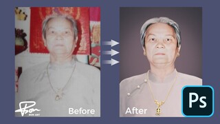 Hướng dẫn Phục chế ảnh cũ với PHOTOSHOP | BonART