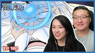 THE DAY ENERU TOOK OVER UPPER YARD | ONE PIECE Episode 180 Couples Reaction & Discussion