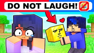 Minecraft but CRAZY DO NOT LAUGH!