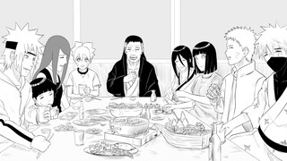 The happy reunion of the Narutos