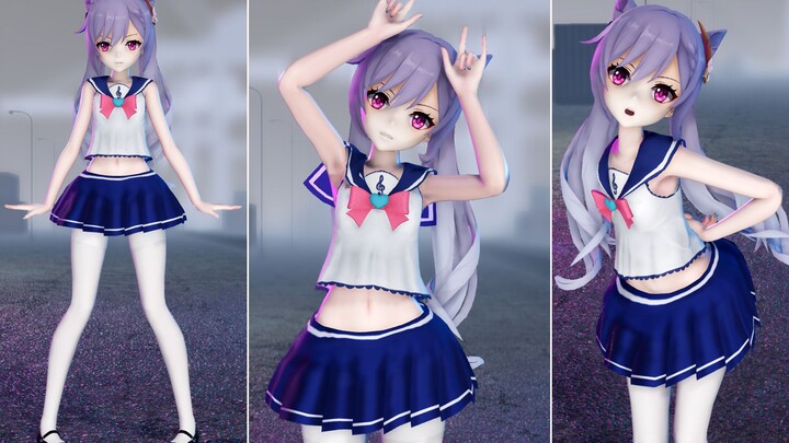 [Genshin Impact MMD] When Keqing puts on a sailor suit