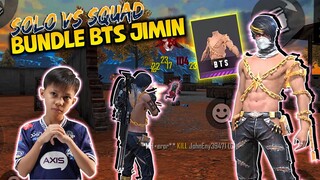 PAKAI BUNDLE JIMIN! SOLO VS SQUAD EMANG GA ADA LAWAN!! AUTO KILL 21 GA TUH WKWK! KITA BAR-BAR KAN!!!