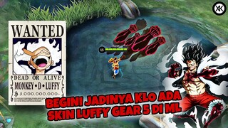 Bagini Jadinya Kalau Ada Skin Luffy GEAR 5 Di Mobile Legend 😱