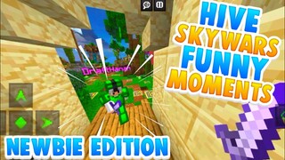 Hive Skywars Funny Moments | Newbie Edition