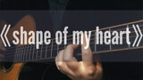 Playing the theme of Léon: The Professional "Shape of My Heart"