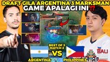 META 3 MARKSMAN APALAGI INI ⁉️ GILA GAME AMPE 21 MENIT 30 TOTAL KILL NGERI - PH VS ARGENTINA GAME 2