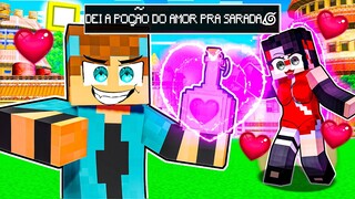 DEI UMA POÇÃO do AMOR PARA A SARADA no MINECRAFT!