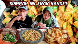 AWAS.. Gak Bisa Berhenti Makan, Olahan Terong Lalap di SAMBELIN, Asin BUNTUNG, Kucai Goreng