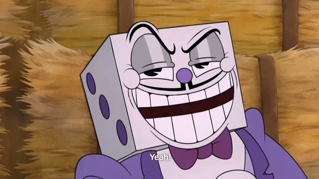 king dice being so cool for 1 minuteYEAH! the cuphead show season 2  funny scene - Bstation